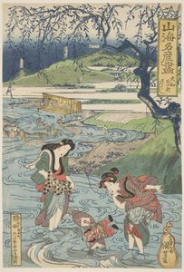 Yamato, Nara: Sarasu by Utagawa Kuniyoshi