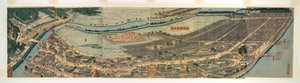 Revised Panoramic View of Yokohama (Saikai Yokohama fukei)