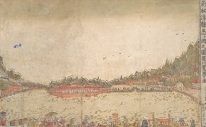Perspective Print: Shinobazu Pond by Utagawa Toyoharu