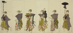 Parody of a Daimyo Procession by Utagawa Toyohiro