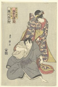 Actors Segawa Michisaburo I and Bando Mitsugoro III by Utagawa Toyokuni (I)