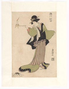 Segawa Senjo in the Role of Nurse Masaoka by Utagawa Toyokuni (I)