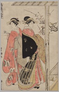 Courtesans of the Ōgiya on a Spring Outing by Utagawa Toyokuni