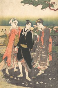 On Shinagawa Beach at Ebb-Tide by Utagawa Toyokuni I