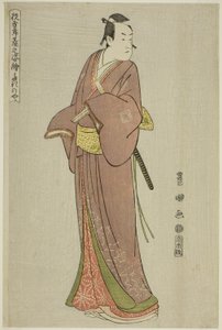 Takinoya: Ichikawa Monnosuke II as Soga no Juro, from the series "Portraits of Actors on Stage" by Utagawa Toyokuni I