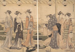 The Four Seasons in Southern Edo: A Summer Scene by Utagawa Toyokuni I