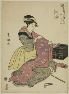 The Twelfth Month, from the series "Fashionable Twelve Months" by Utagawa Toyokuni I
