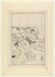 Man About to Behead a Woman by Utagawa Yoshiiku