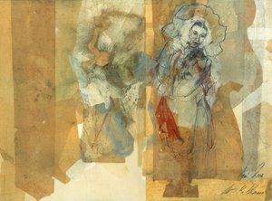 Abstract Ethereal Woman