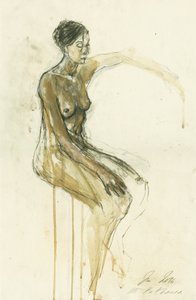 Contemplative Nude Study