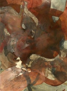 Earthy Fluid Abstract by Ute Rathmann