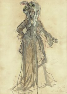 Elegant Costume Sketch