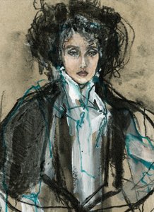 Elegant Lady Portrait by Ute Rathmann