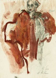 Elegant Red Portrait