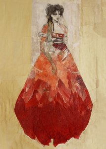 Fashion Woman Red Dress
