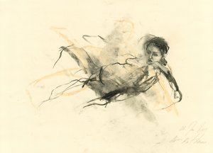 Graceful Nude Sketch by Ute Rathmann