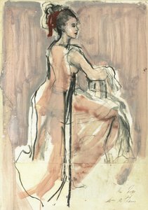 Graceful Seated Woman