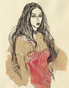 Red Fashion Portrait