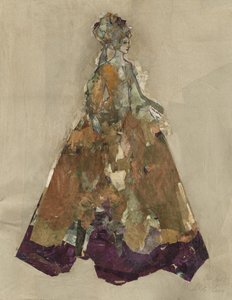 Regal Lady in Collage Gown