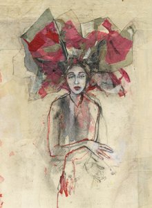 Woman with Red Headdress