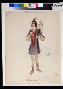 Costume design for the opera The Magic Flute by W.A. Mozart by V. Bushina