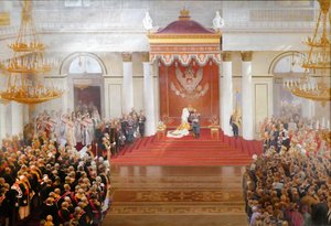 Speech from the throne by Emperor Nicholas II on the occasion of the opening of the First State Duma