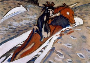 Abduction of Europa 1910 by Valentin Aleksandrovich Serov
