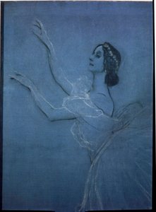 The Ballerina Anna Pavlova in the Ballet Les Sylphides (detail)