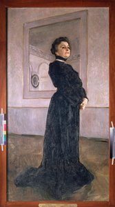 Portrait of Actress Maria Yermolova by Valentin Aleksandrovich Serov