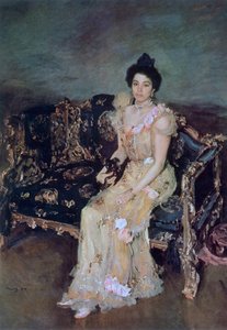 Portrait of Sofia Mikhailovna Botkina by Valentin Aleksandrovich Serov