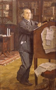 Portrait of the composer Alexander Serov 1820-1871, 1889 by Valentin Aleksandrovich Serov
