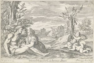 Lovers in a Landscape (series title: Opera Selectiora) by Valentin Lefebvre