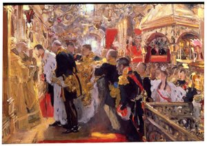 The Coronation of Emperor Nicholas II in the Assumption Cathedral