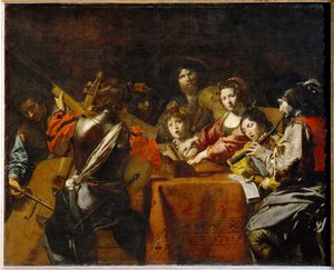 A Concert by Valentin de Boulogne