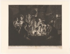 Experiment with a Bird in an Air Pump by Valentine Green