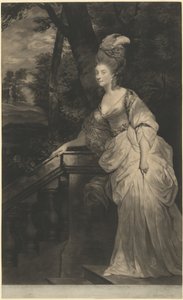 Georgiana (Spencer), Duchess of Devonshire by Valentine Green after Sir Joshua Reynolds