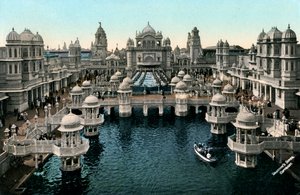 Court of Honour, Imperial International Exhibition, London by Valentine and Sons Ltd