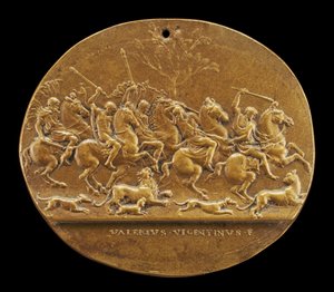 A Lion Hunt by Valerio Belli
