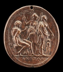 Hercules between Minerva and Venus by Valerio Belli