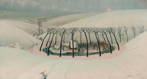 A Farm in a Valley, c.1916 by Valerius de Saedeleer