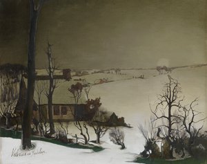 Winter Landscape in the Morning by Valerius de Saedeleer