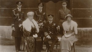 H.R.H. The Duke of York, H.R.H. The Prince of Wales, H.R.H. Prince Henry, H.M. The Queen by Vandyk
