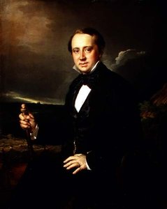Portrait of Alexander Alexandrovich Sapozhnikov by Vasili Andreevich Tropinin