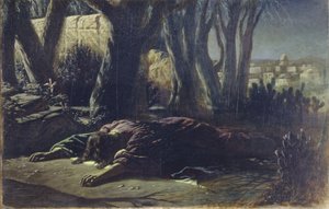 Christ at the Garden of Gethsemane by Vasili Grigorevich Perov