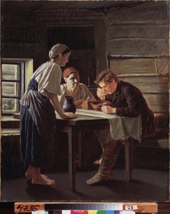 The Reception of the Pilgrim by Vasili Grigorevich Perov