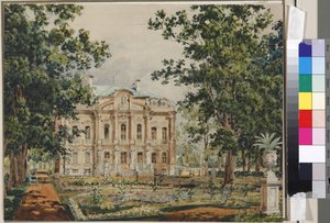 Own Dacha of Emperor Alexander II in Peterhof by Vasili Semenovich Sadovnikov