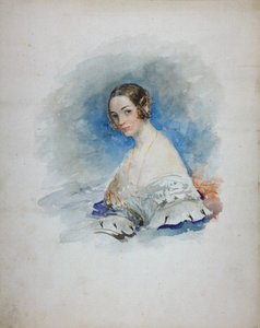 Portrait of Princess Maria Ivanovna Kochubey, née Baryatinskaya 1818-1843, 1846 by Vasili Semenovich Sadovnikov