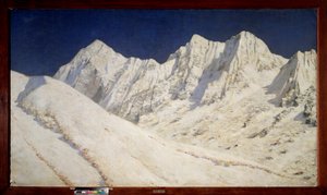 India, Snow on the Himalayas by Vasili Vasilievich Vereshchagin