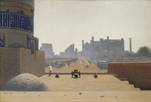 Main Street in Samarkand Early in the Morning by Vasili Vasilievich Vereshchagin