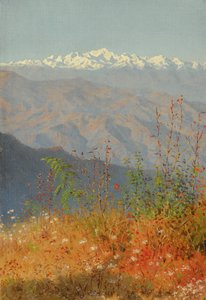Sunset in the Himalayas